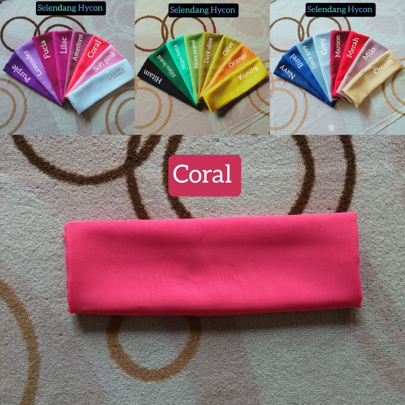 Selendang Hycon-Coral