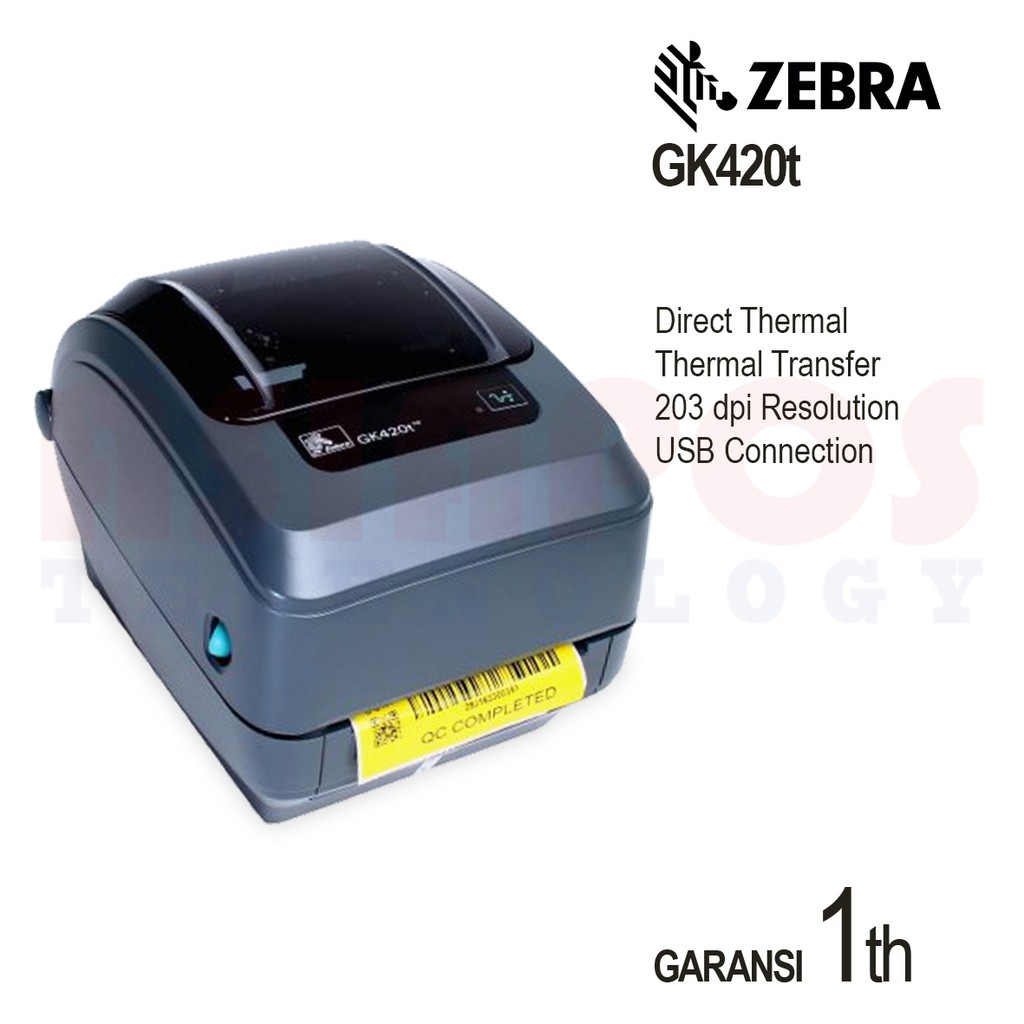 Jual Printer Barcode Zebra Gk420t Shopee Indonesia 0659
