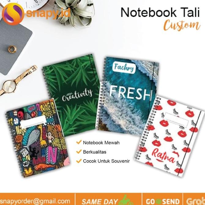 

Notebook Custom Hardcover Tali snapy90 Buru Order