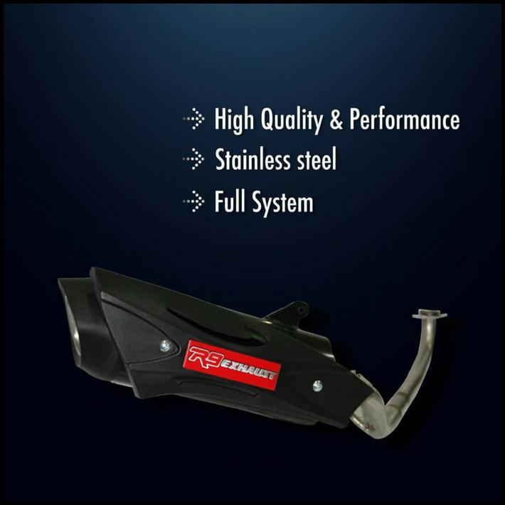 Knalpot R9 Misano Mx King, Jupiter Mx, Sonic, Supra Gtr, Satria