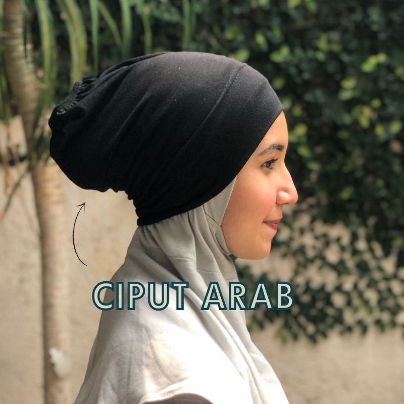 𝐌𝐮𝐭𝐡𝐚𝐚𝐫𝐢𝐪 Inner Ciput Kaos Polos/ Ciput Arab Karet Bahan Kaos/ Ciput Ninja Classic