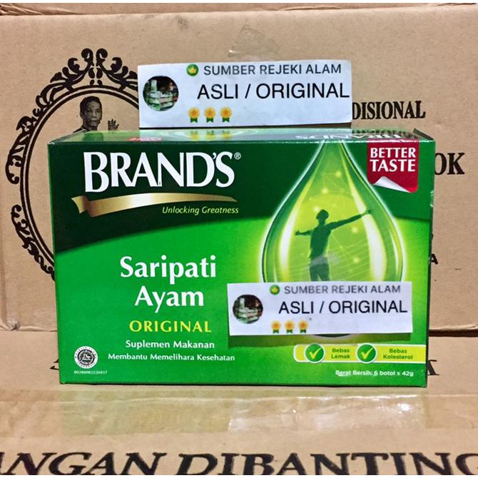 

BISA BAYAR DI TEMPAT brand saripati ayam ORIGINAL isi 6 X 42gram