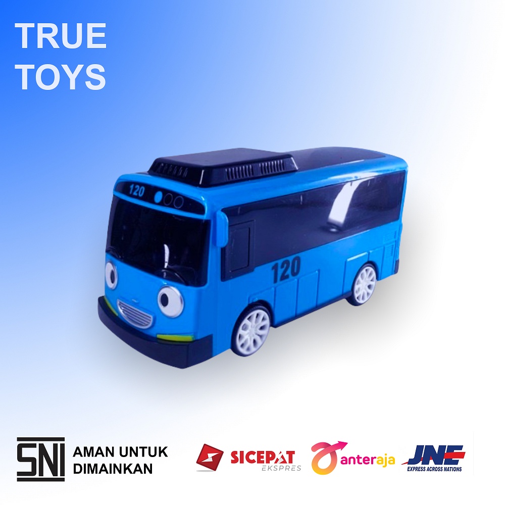 MAINAN MOBIL BIS TAYO BESAR ADA MUSIK DAN LAMPU #TRUE TOYS