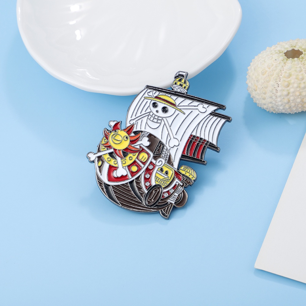 Bros Pin Enamel Desain Anime One Piece Millions of Sunshine Untuk Hadiah Teman