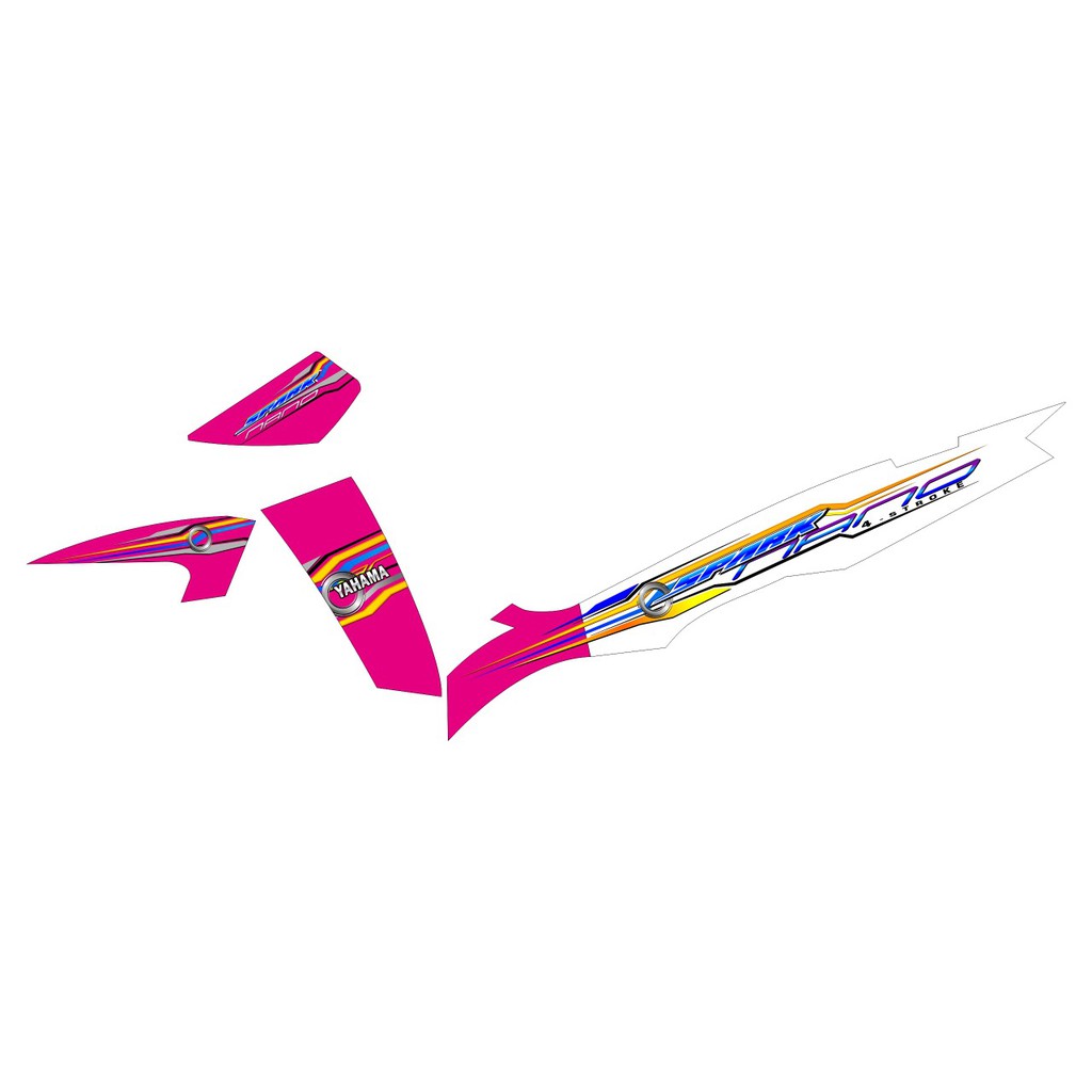 STRIPING/STICKER VEGA R NEW SPARK TRANSPARAN UV