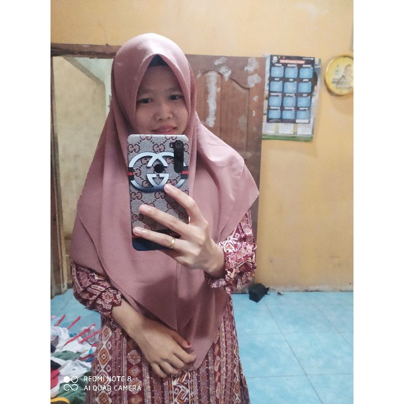 khimar segiempat instan