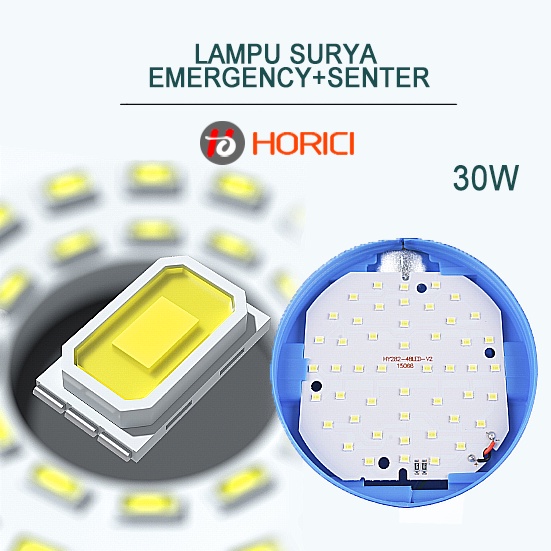 Baru 30W Lampu Surya Emergency+Senter 24-led Portable Tenaga Surya USB Rechargeable Untuk Tenda / Camping / Pasar Malam