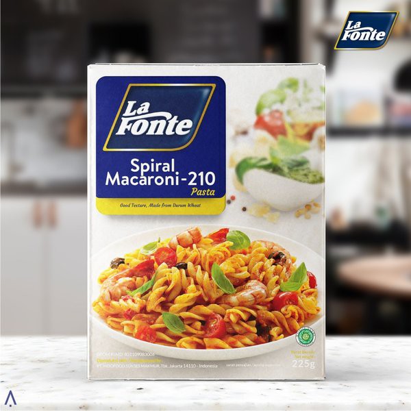 

LAFONTE Spiral 210 Macaroni 225 gram / Makaroni Spiral