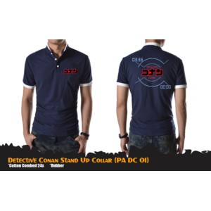 Kaos Polo Anime Detective Conan Stand Up Collar (PA DC 01)