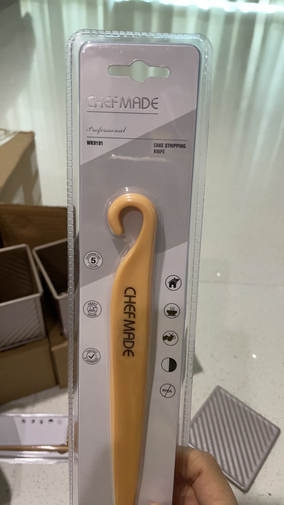 Pisau Pemisah Kue / Cake Stripping Knife Chefmade - Wk9191