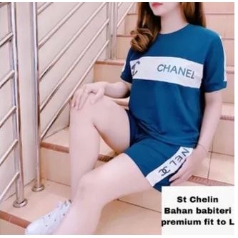 RD Fashion Set Baju Wanita Set Chelin