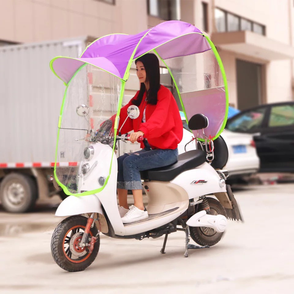 Payung Motor Kanopi Motor Pelindung Motor Cover Motor Aksesoris Motor Hujan Anti UV Motorcycle protection Cover Umbrella Motorcycle Rain Monsoon Season Canopy for Bike Motor