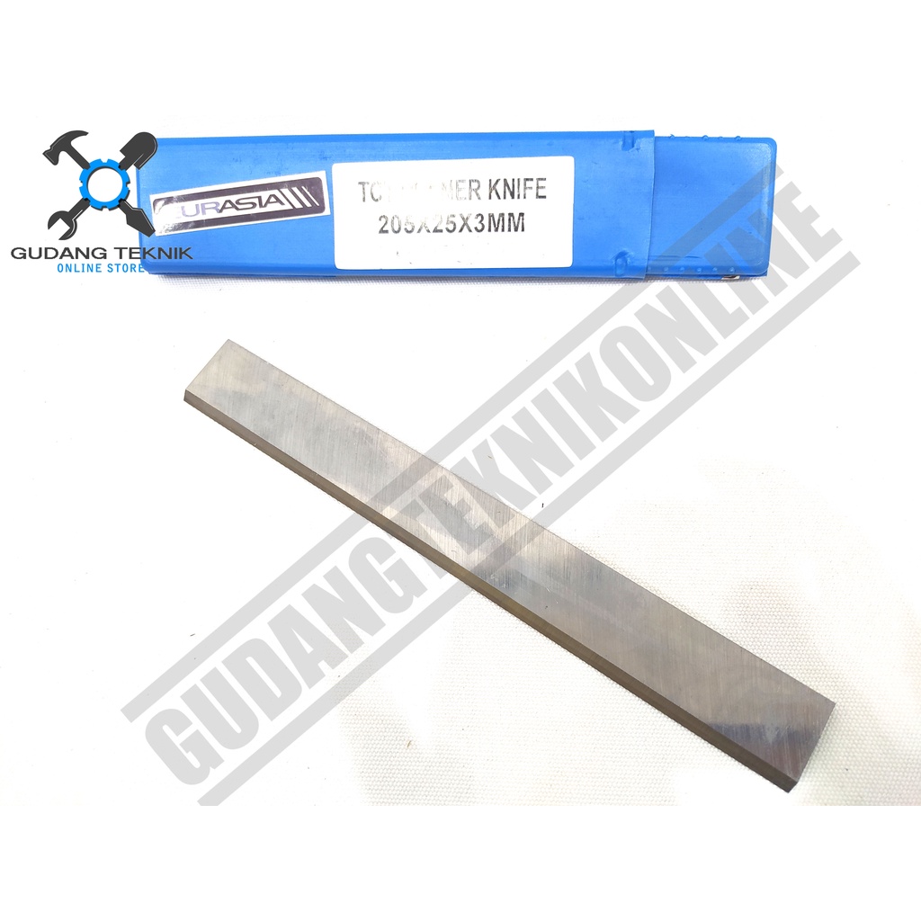 Pisau Planer 1PCS TCT EURASIA 205x25x3 mm Jointer 8&quot; / Mata Pisau Planner Ketam Serut 1 Pcs TCT EURASIA SATUAN