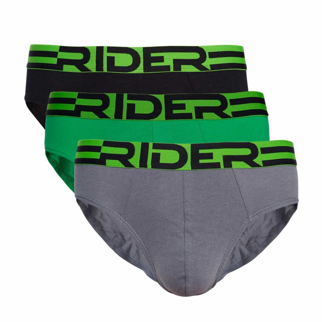 Rider Sport R762B Mini Brief - Celana Dalam Pria - 3 Buah - Multiwarna