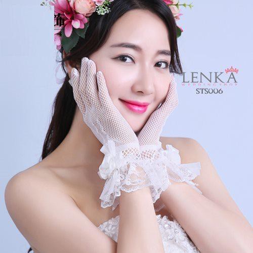 [PRODUK TERMURAH]  BRIDAL GLOVES AKSESORIS WEDDING PENGANTIN PESTA STS006