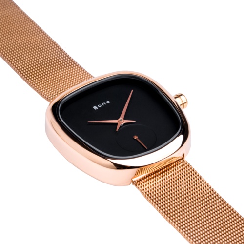 Bono - Siena Milanese Dark Rose Gold - Jam Tangan Wanita