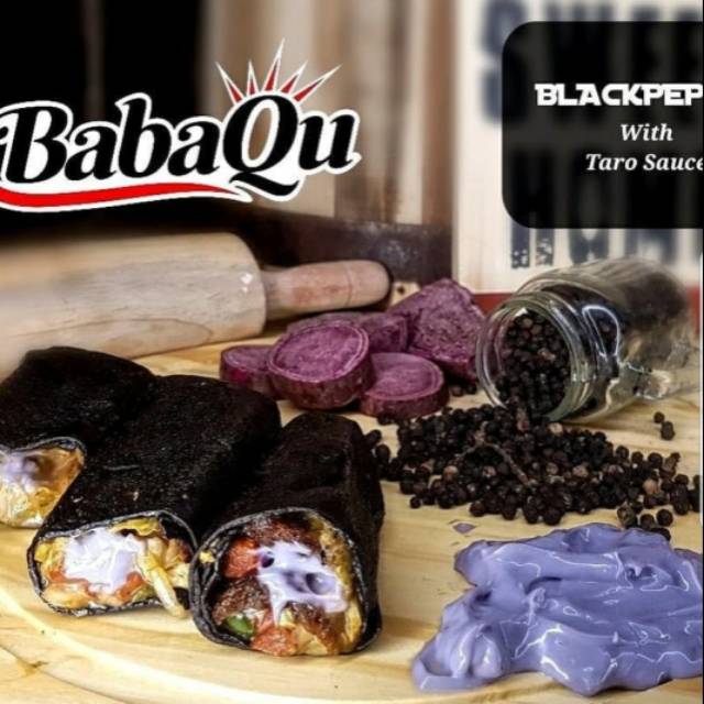 

Blackpepper with taro sauce
