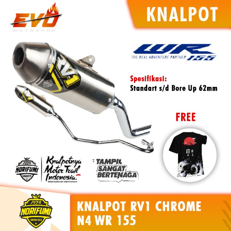 knalpot norifumi rv1 N4 wr 155