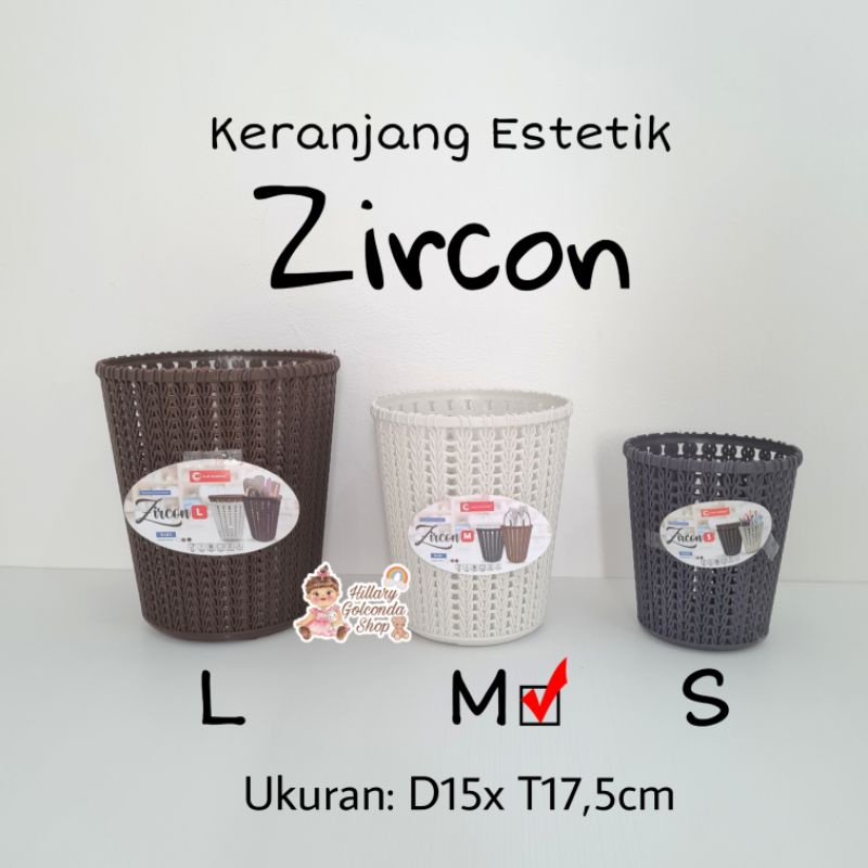 Keranjang Estetik Zircon Medium (1Pc)