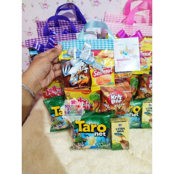 Snack Ultah Anak / Paket Snack Ulang Tahun/ Goodiebag Snack/bingkisan ultah surabaya/Snack Ultah Sby