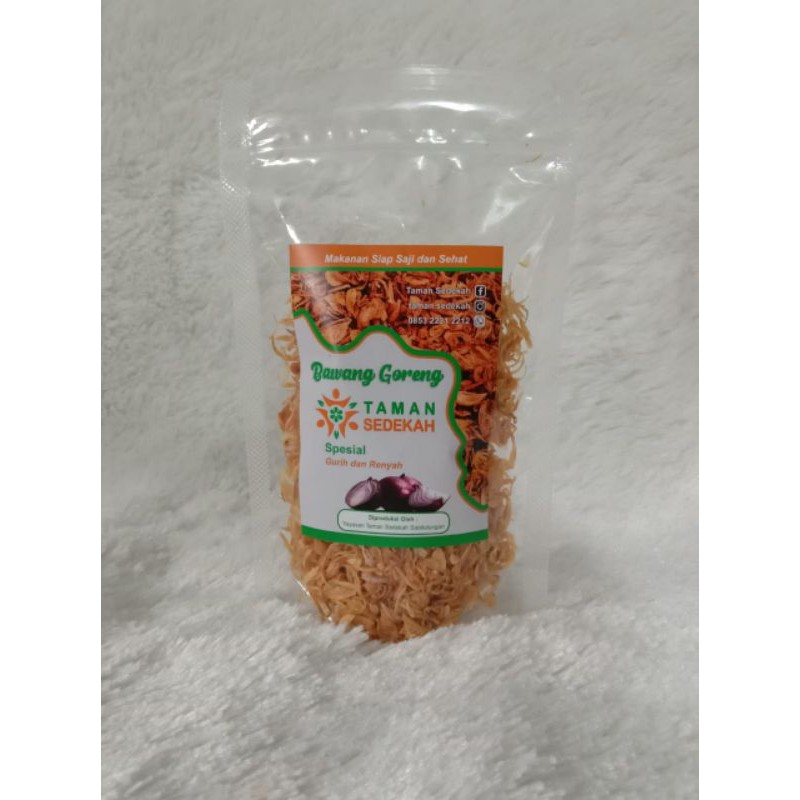 

Bawang Goreng Sumenep 50 gr Asli Tanpa Campuran