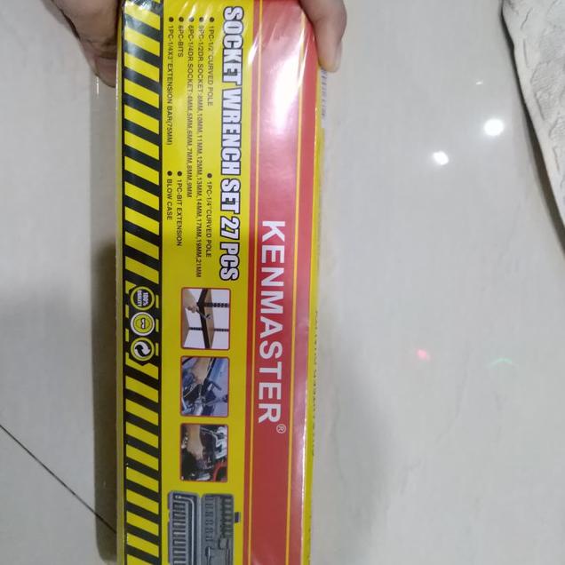 ➯ KENMASTER 27 pcs kunci sok shock socket 27pcs ➮