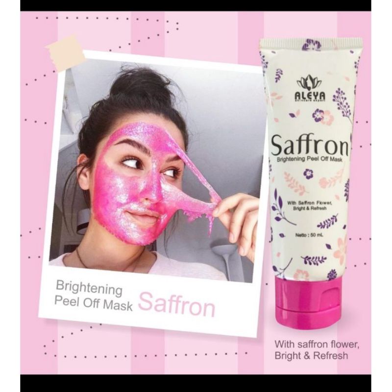 Masker saffron aleya Pell off