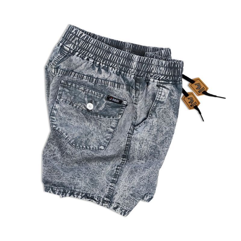 Celana Jeans Pendek Sobek Pria Wisker Jeans Pendek Ripped Robek Pria   jeans short pants