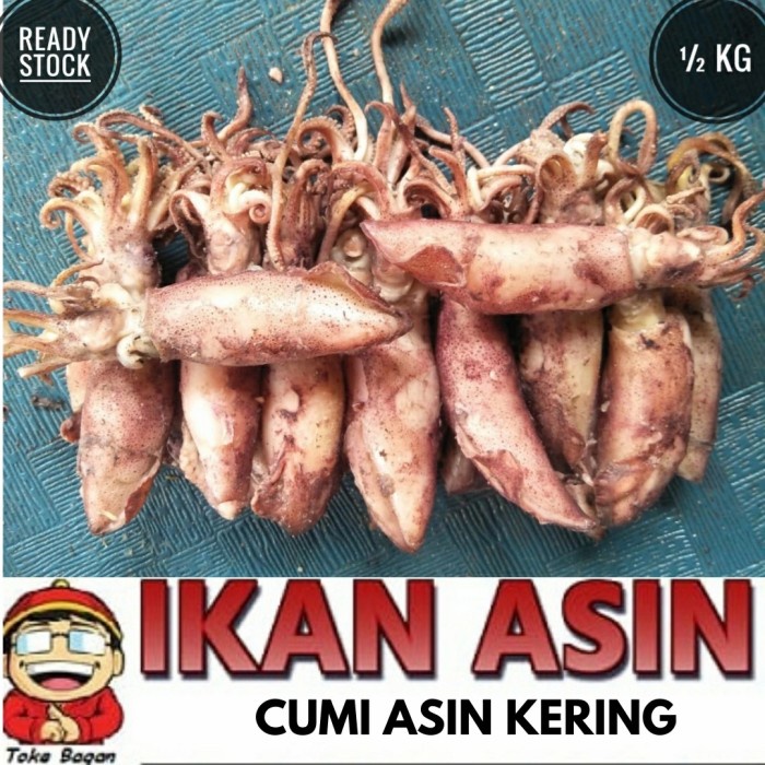 

CUMI ASIN KERING 500 gr cap TOKE BAGAN SIAPI API