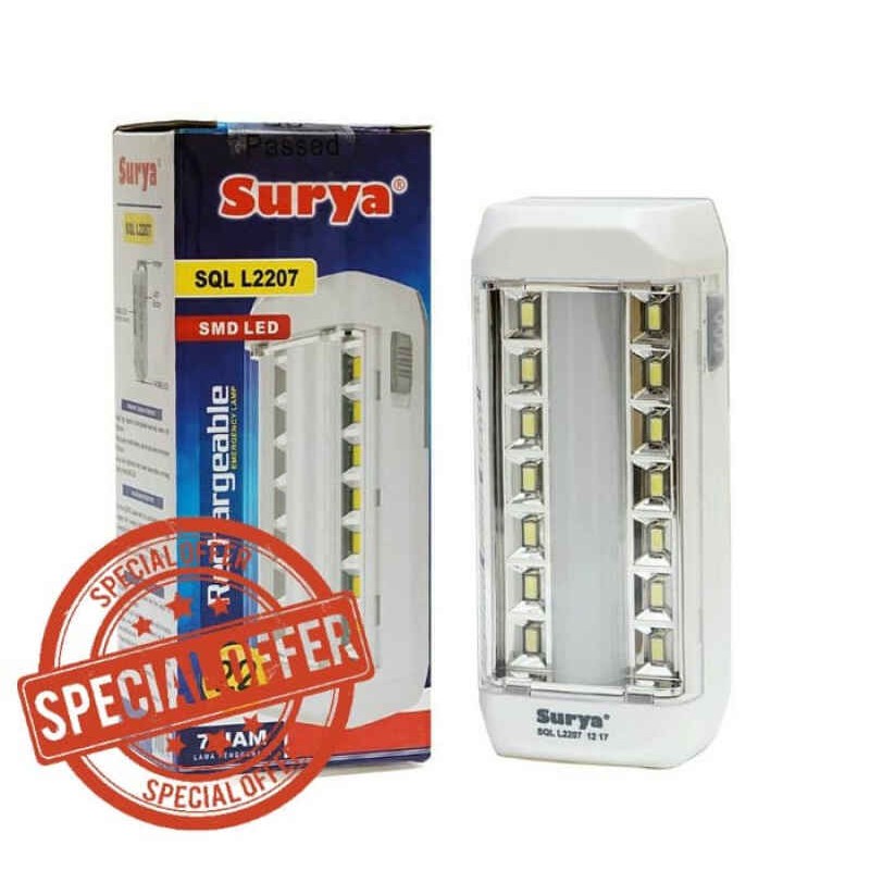 Surya Lampu Emergency SYT L2207 SMD Led Light LED - Putih