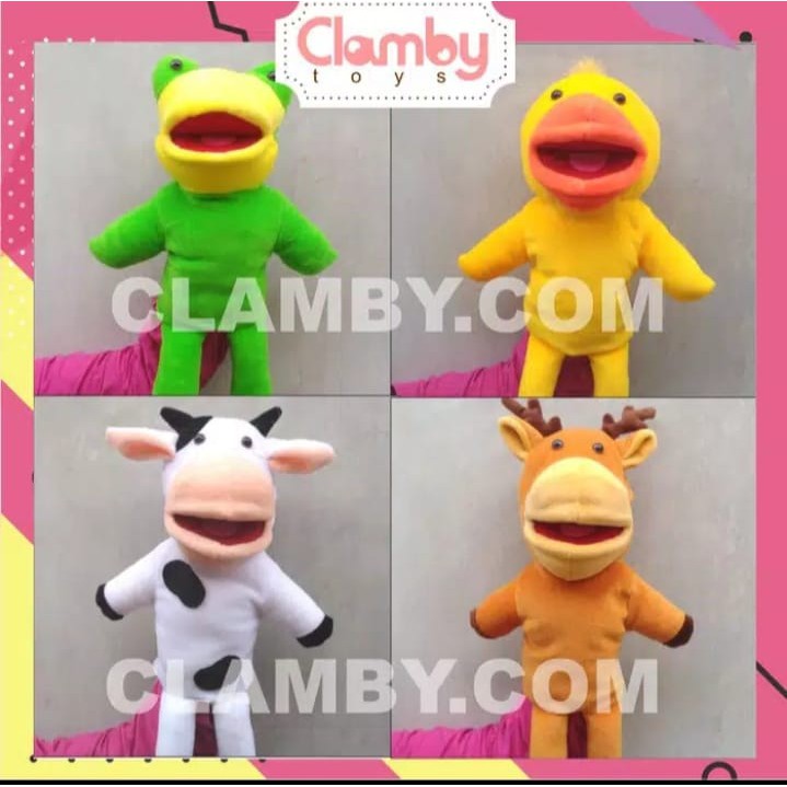 Boneka Tangan Muppet Karakter Hewan | Boneka Dongeng | Boneka Karakter Hewan