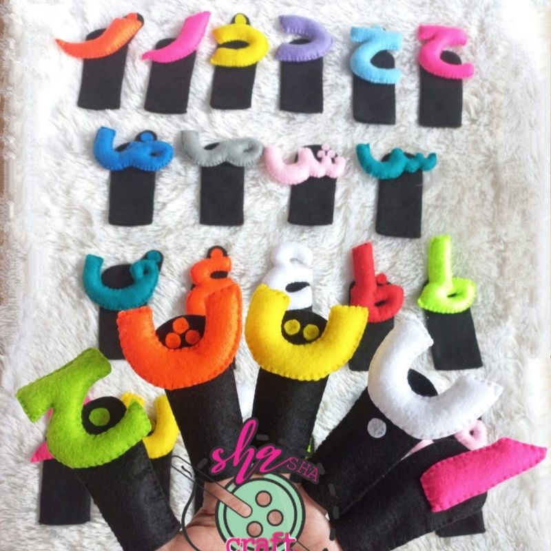 Boneka Jari Huruf Hijaiya