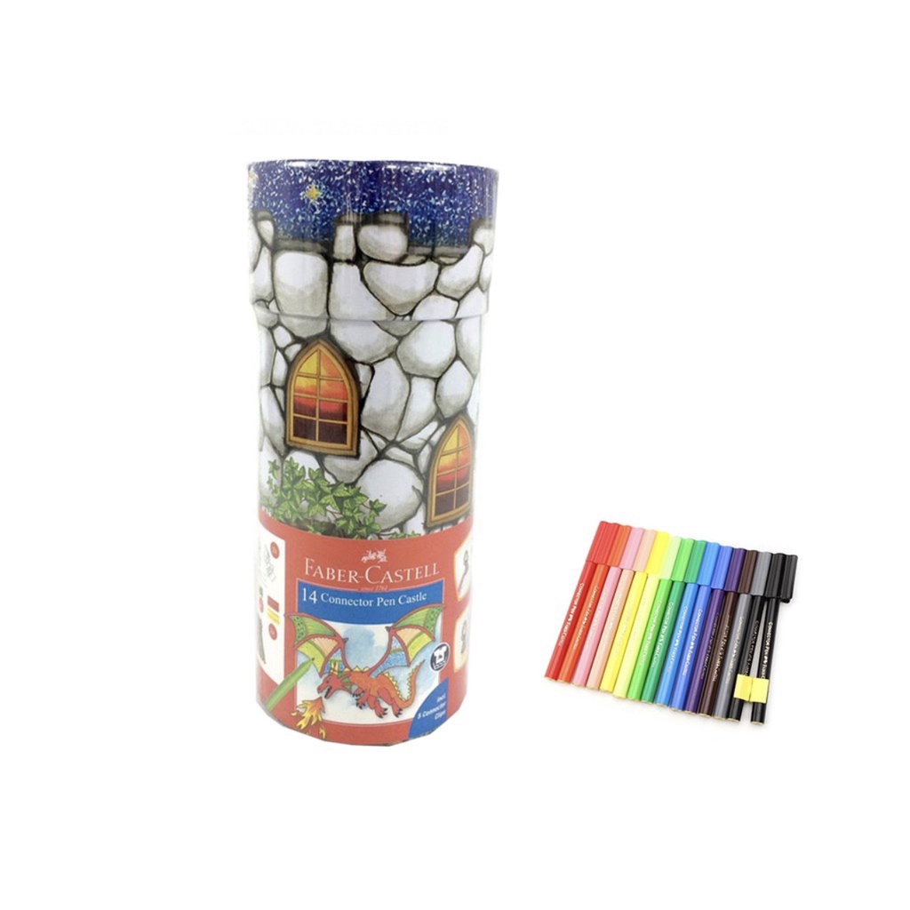 

SPIDOL CONNECTOR PEN SET 14 CASTLE TIN 155008 FABER CASTEL
