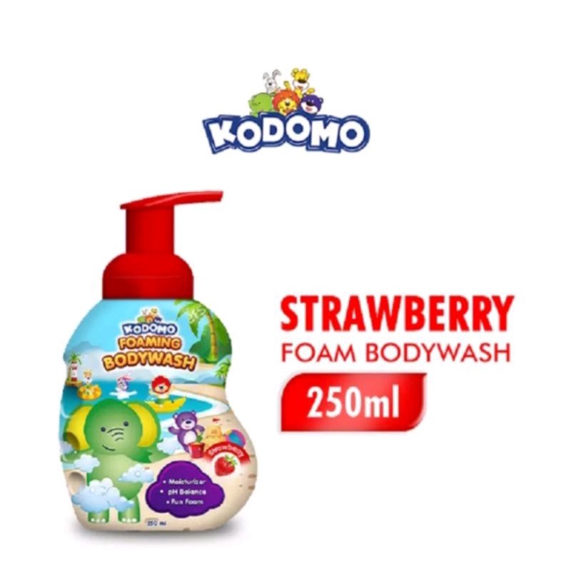 Kodomo Foaming Body Wash / Shampoo Strawberry / Orange 250 ml