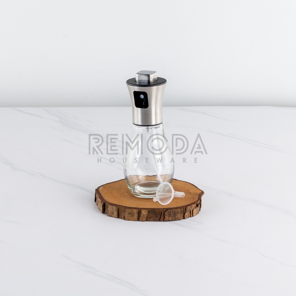 [Remoda]Oil Spay 200ml Glass Bottle Botol Semprot Minyak Zaitun Goreng Kaca Pyrex BPA-Free