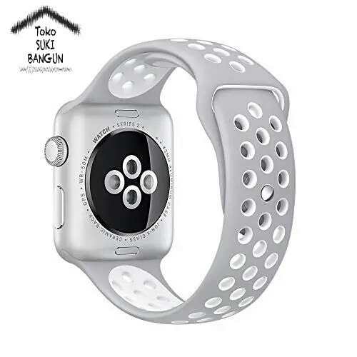 Strap Apple Watch Series 8 7 6 5 4 3 2 1 41mm 40mm 38mm TALI JAM Rubber SPORT BREATHABLE Silicone