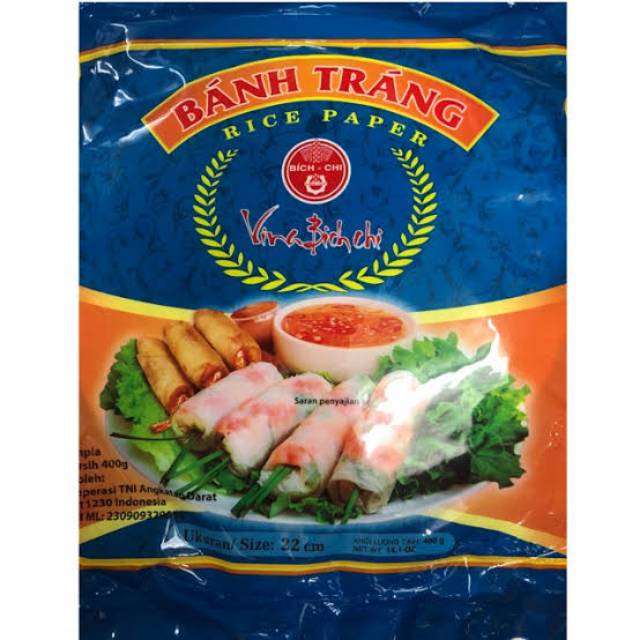 

BICH CHI BANH TRANG RICE PAPER 22 CM