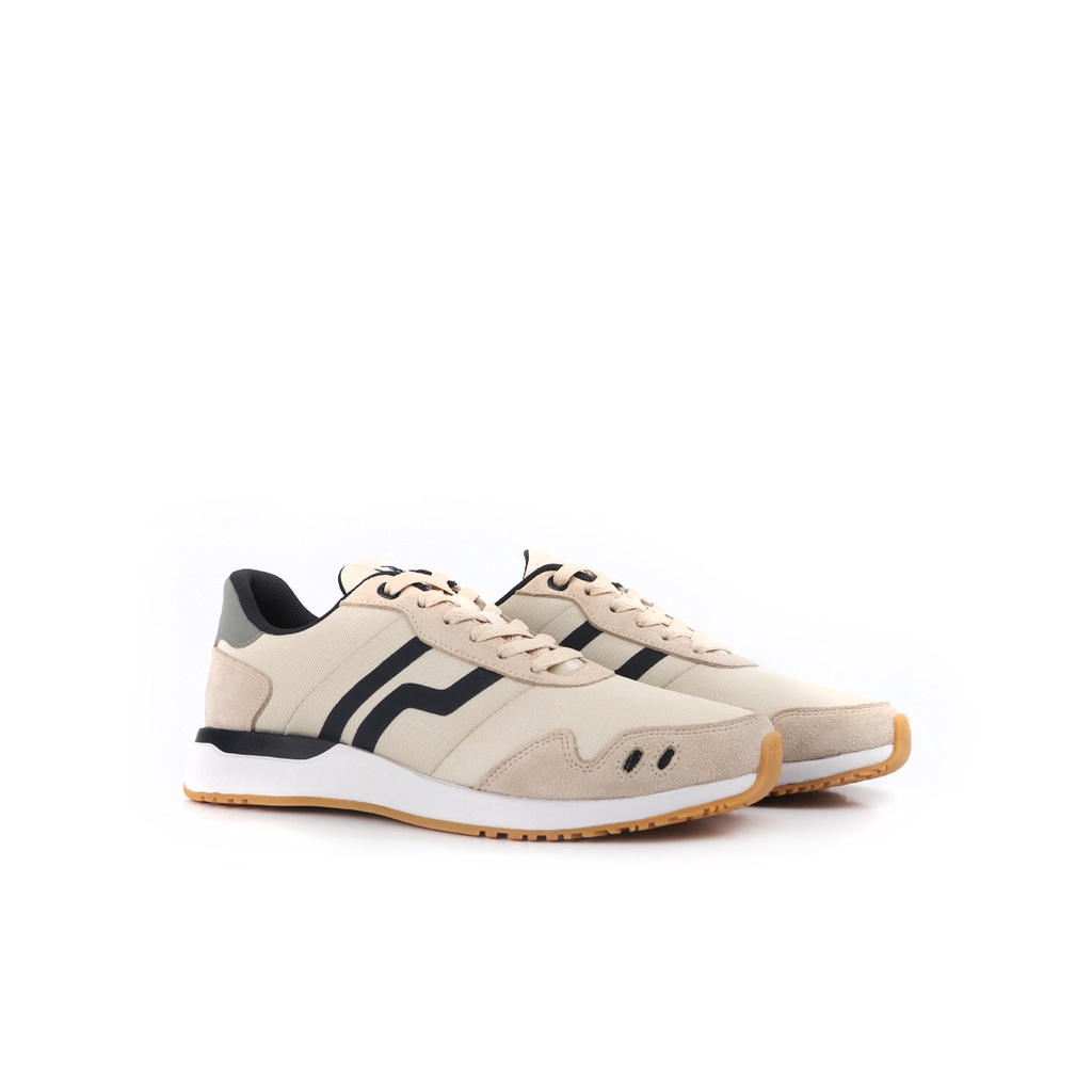 Sepatu Sneakers Pria - Piero - Rlx Pro Cream Navy White - FX
