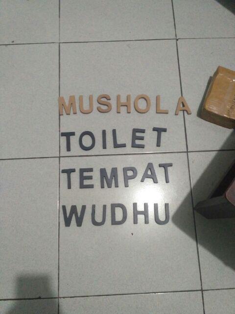 Huruf 6 cm Kayu Timbul Murah Papan  Nama Perusahaan nomer 