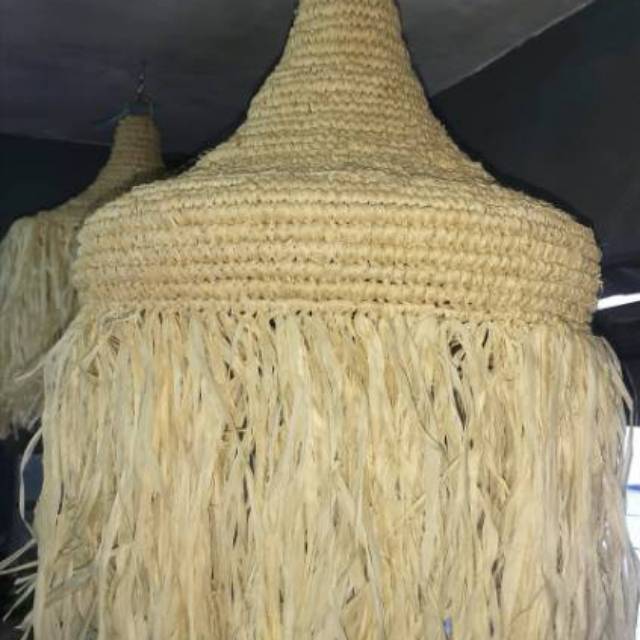 lampu gantung kap cafe rumbai unik GERAISURYA