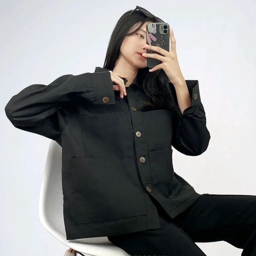 RAQUEL JACKET - JAKET WANITA - ATASAN OVERSIZE