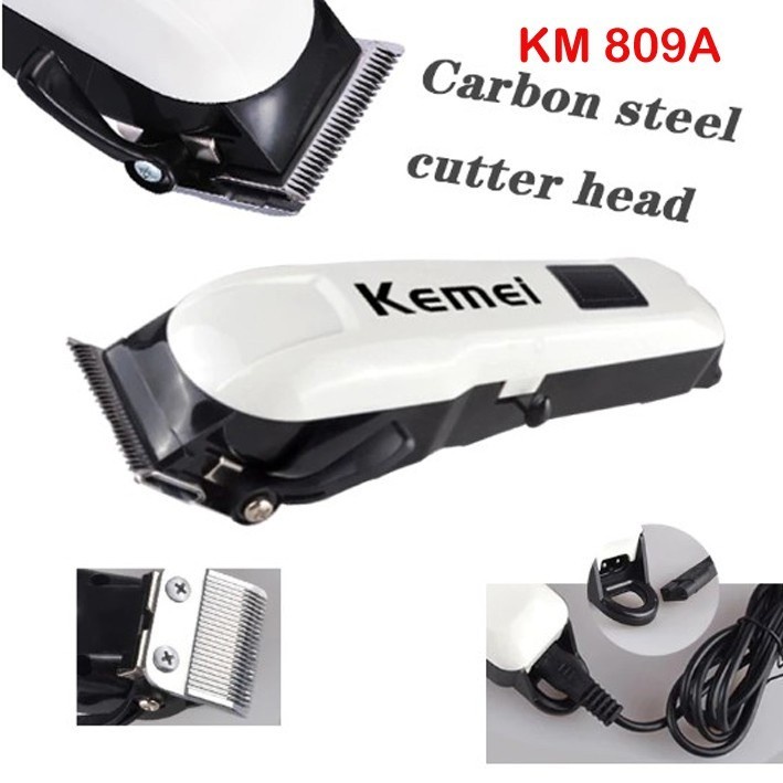 Alat Cukur Rambut Rechargeable Kemei KM-809 A - Digital Hair Clipper