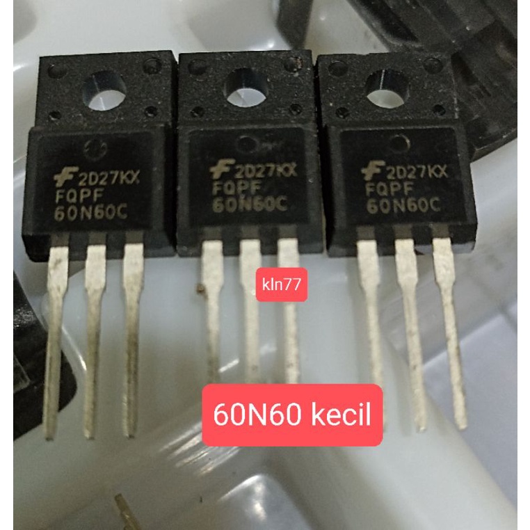 TRANSISTOR MOSFET 60N60 KECIL 60 N 60 60N60C  60A FQPF MESIN LAS