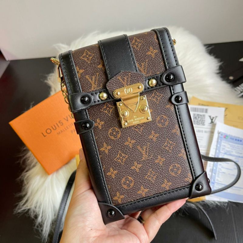 LV PETIT SLING PHONE 2MOTIF FREE BOX authentic