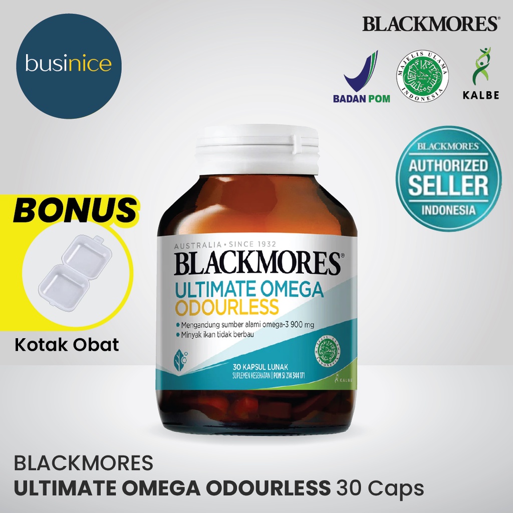 Blackmores Ultimate Omega Odourless 30 Capsules BPOM Original