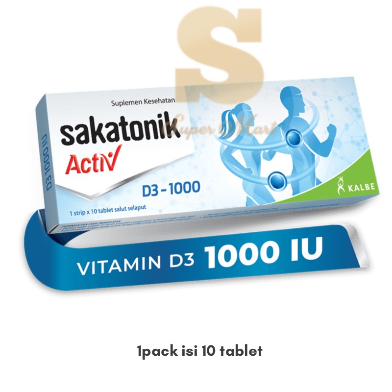 SAKATONIK ACTIV D3 1000IU
