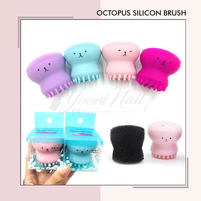 Octopus Brush make up silicon brush jellyfish soft silicon makeup