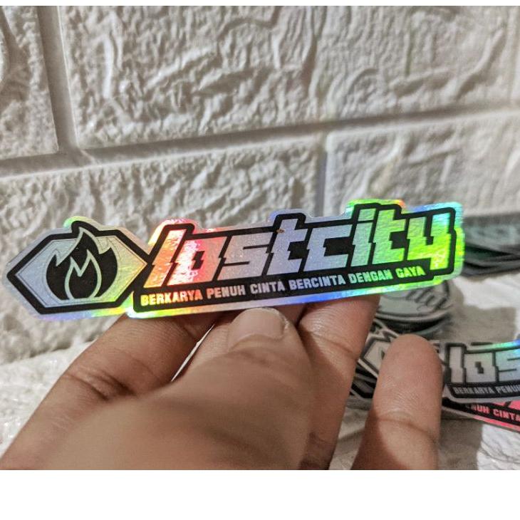 

(LANGSUNG KIRIM) Custom Sticker Vinyl Stiker Hologram A3 Logo Toko Bengkel Komunitas Thailook LAY PROJECT