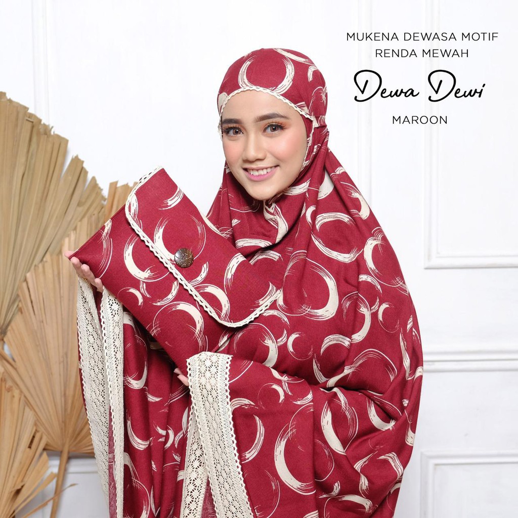 PUSAT MUKENA TASIK - MUKENA RENDA DEWASA MOTIF DEWA DEWI