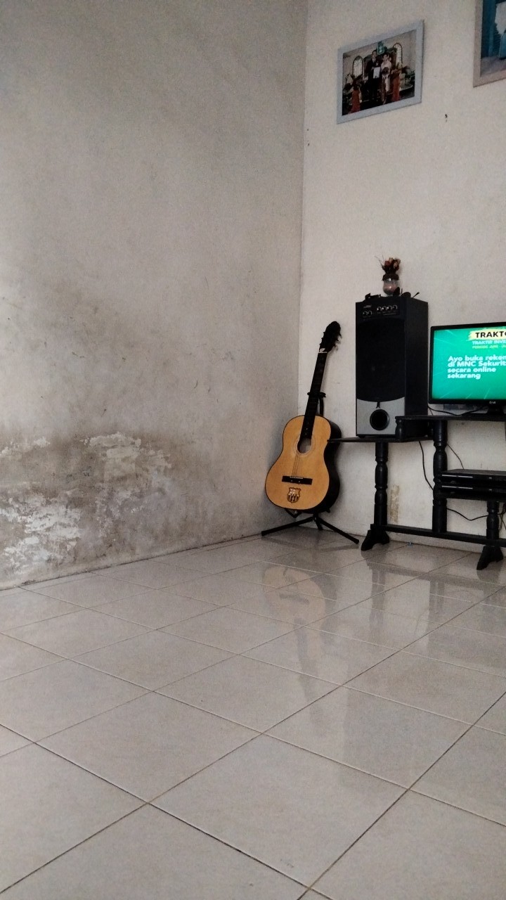 Lukisan Panel Kaligrafi Salib Hitam Putih